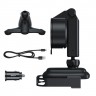 Baseus Rock-solid Electric Holder Wireless charger kit Автомобильный держатель для телефона с беспроводной быстрой зарядкой (WXHW01-B01) Black