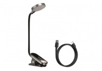 Baseus Comfort Reading Mini Clip Lamp. Лампа для чтения (DGRAD-0G) Dark Gray