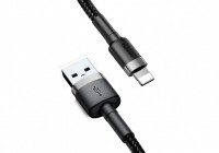 Baseus Cafule Cable Кабель в тканевой оплетке USB на Lightning 100 см / 2,4 А