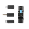 BOYALINK Компактная беспроводная микрофонная система 2,4 ГГц (3в1 Lightning, USB-C, 3,5 мм TRS)