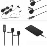 Boya BY-M3D Двойной петличный микрофон с разъёмом USB Type-C