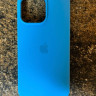 Силиконовый чехол-накладка для Apple Iphone 14 PRO MAX (Голубой №16)