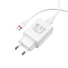 Сетевое зарядное устройство Borofone BA21A (PD18 + кабель USB-USB-C)