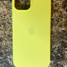 Силиконовый чехол-накладка для Apple Iphone 14 (Лайм №37)