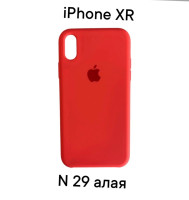 Silicone Case для iPhone XR - Силиконовый чехол-накладка (Алый №29)